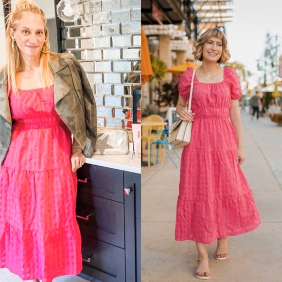 Anthropologie Francesca Tiered Midi Dress - Picture 5 of 6